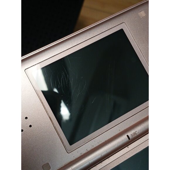 Nintendo DS Lite Metallica Rose Pink USG-001 Handheld W/ Charger & Stylus Tested - Picture 3 of 14